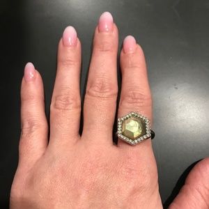 Chloe&Isabel  Hexagon Cocktail Ring